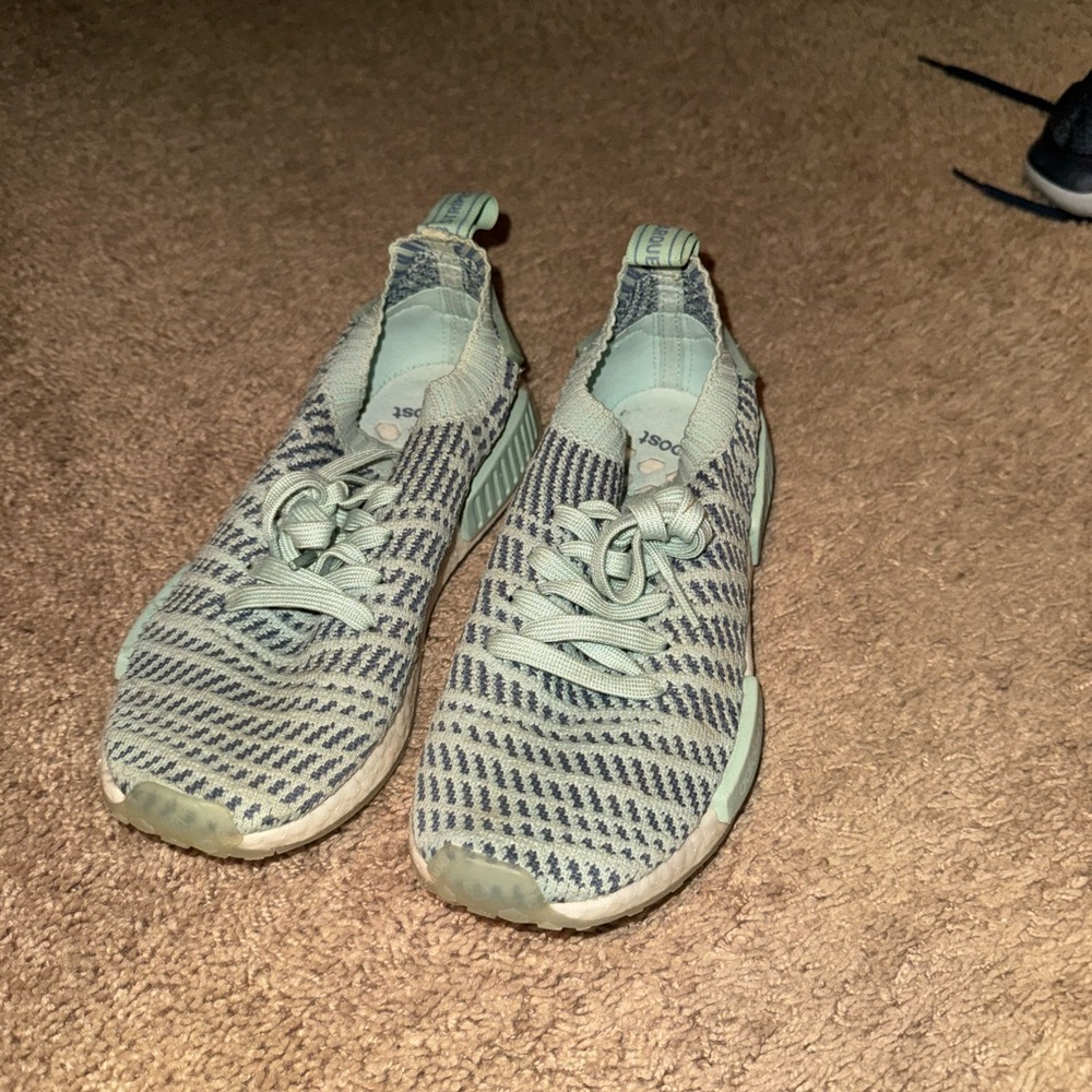 Green and Gray adidas
